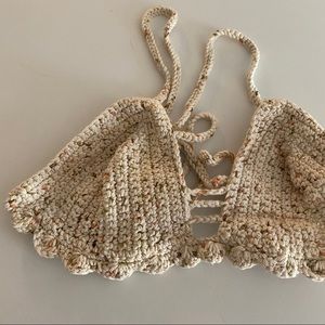 Handmade crochet crop top